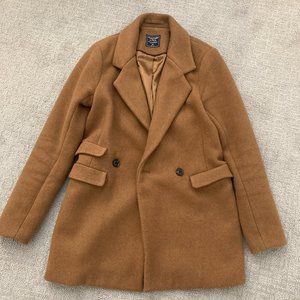 Abercrombie & Fitch Women's Wool-Blend Lined Coat XS